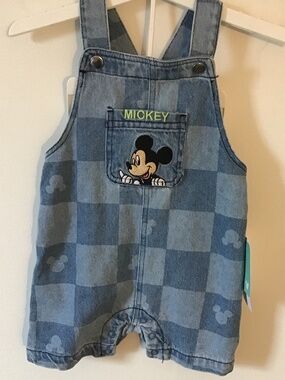 Disney Baby  Infants  Denim Overall shorts